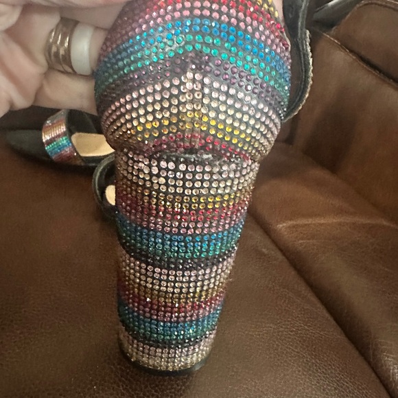 Steve Madden Multicolor Strappy Heels - Picture 3 of 6